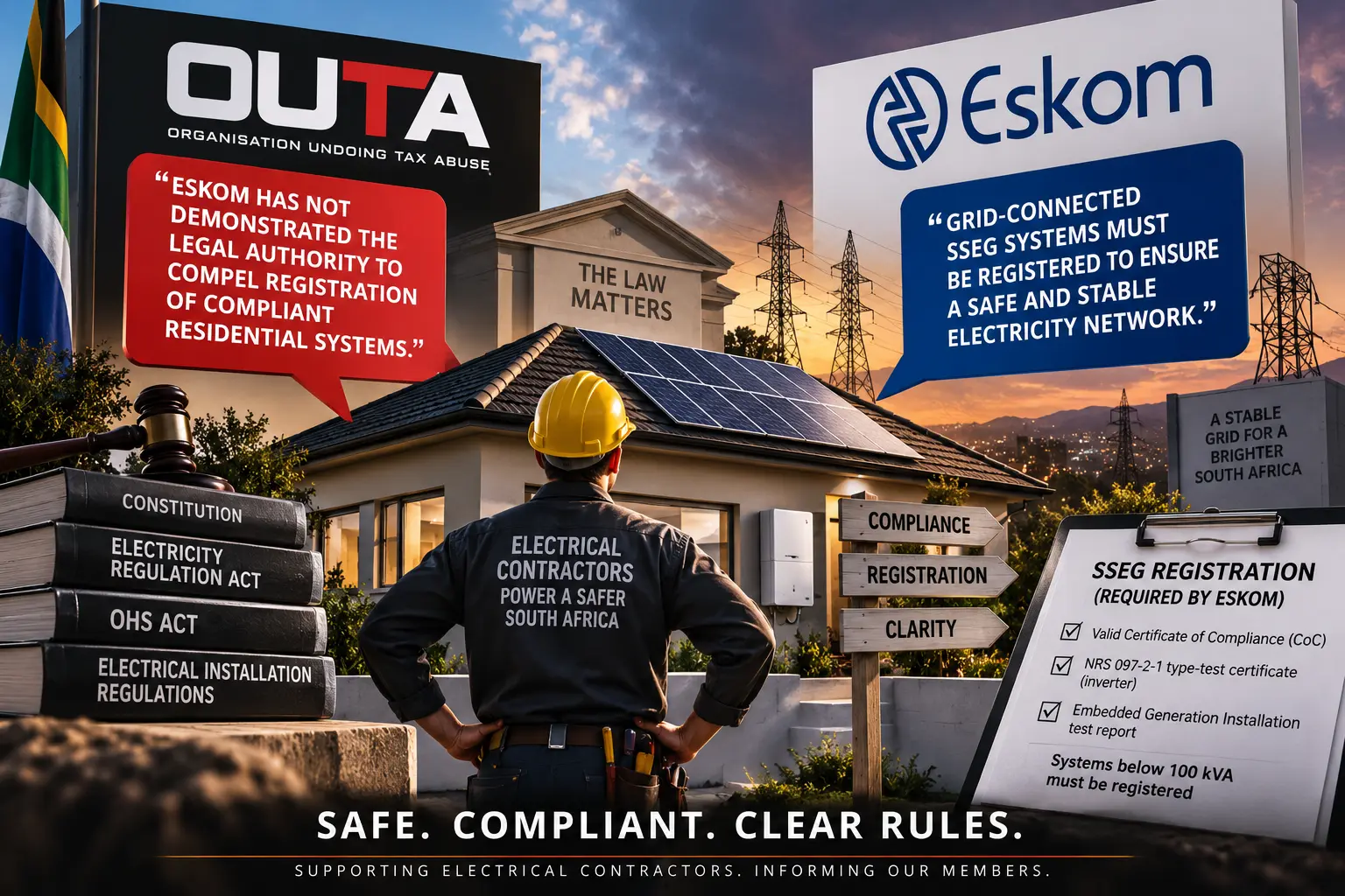 Solar Registration in South Africa: OUTA and Eskom Remain at Odds as 30 September Deadline Arrives