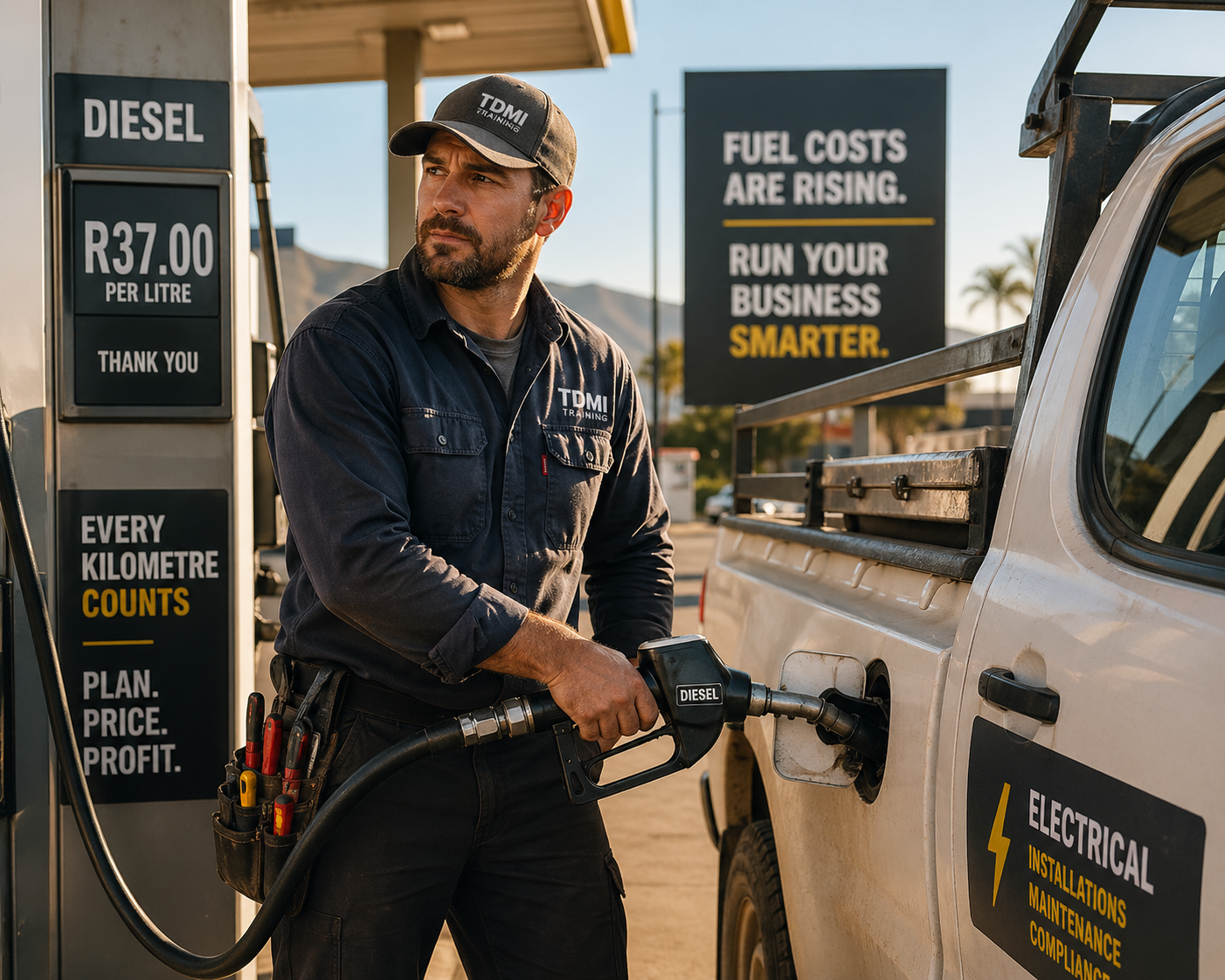 When Fuel Hits R37/L — What It Means for the Electrician on the Road