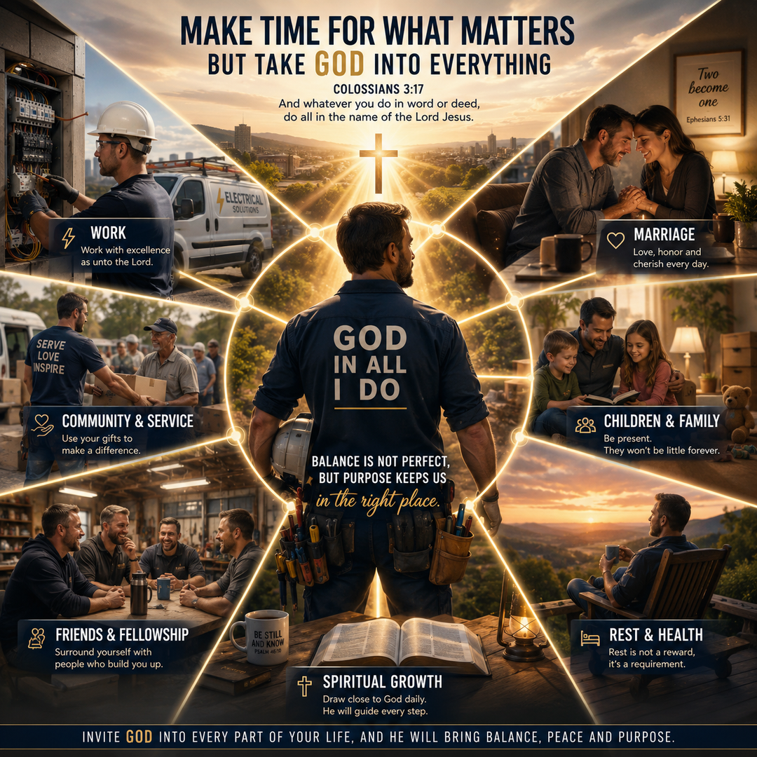 MAKE TIME FOR WHAT MATTERS — BUT TAKE GOD INTO EVERYTHING