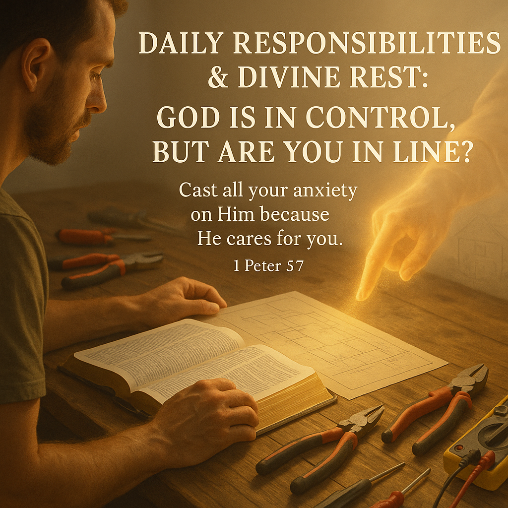 God is in Control, But Are You in Line?