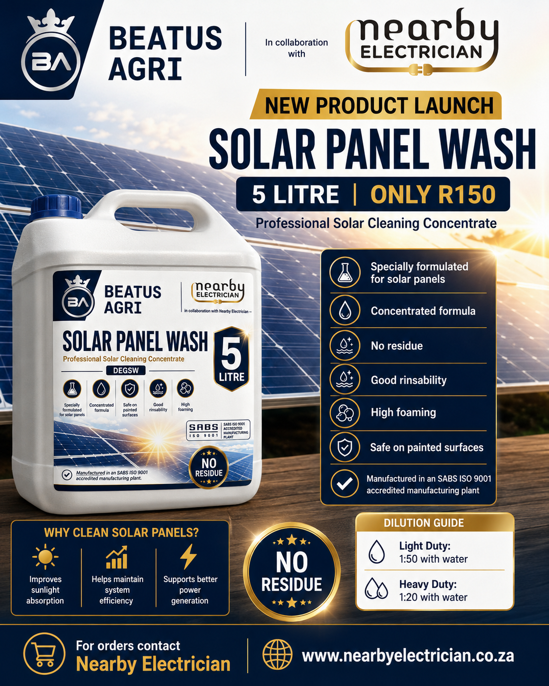 Keep Your Solar Panels Clean — Protect Performance, Efficiency and Long-Term Value ☀️⚡