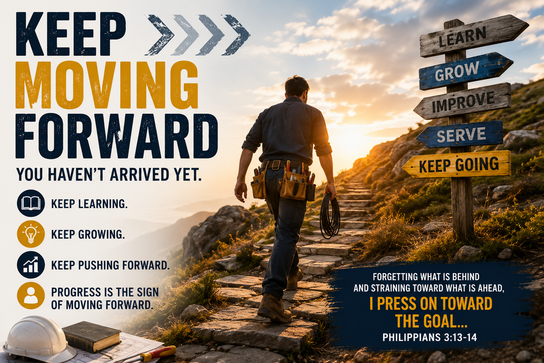 Keep Moving Forward — You Haven’t Arrived Yet