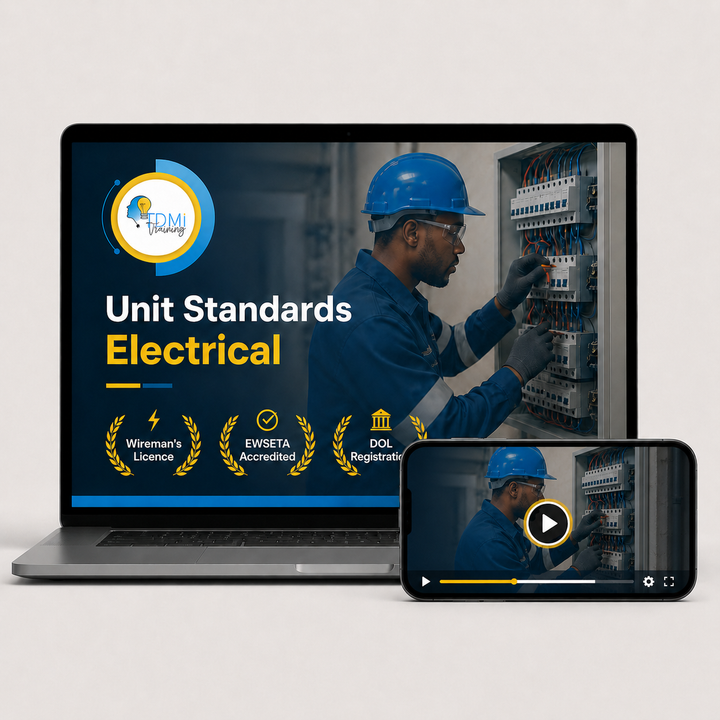 Unit Standards Electrical - Online Course *Extension for registration was granted on the Unit Standards by SAQA*