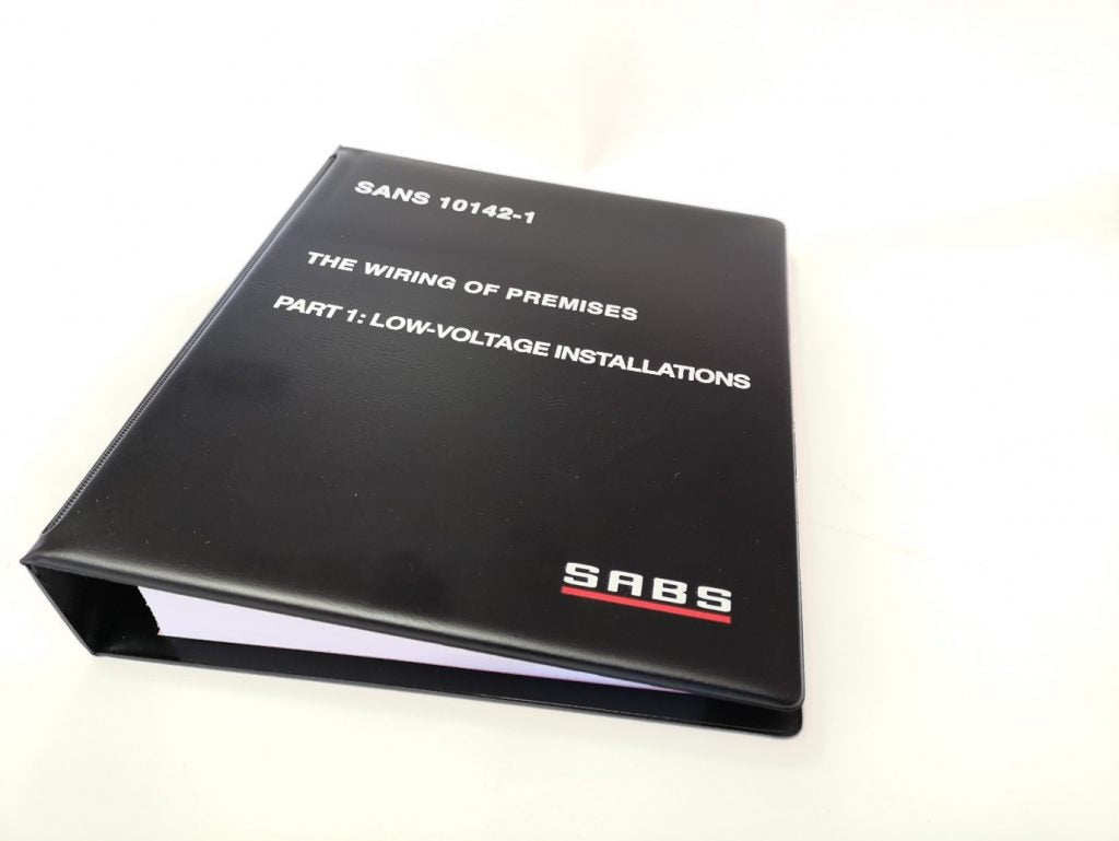SANS 10142-1 Edition 3 Book - Wiremans License | TDMI Training